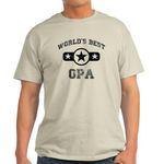 CafePress World's Best Opa T Shirt Men's Traditional Fit Light Casual Tshirt