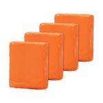 4 Packs Clay Bar, Car Cleaning Kit, Premium Clay Bar for Car Detailing Kit, Auto Detailing Magic Clay Bar Cleaner with Washing and Adsorption Capacity for Cleaning Cars, RV, Bus (100g/pcak) (Orange)