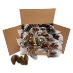 52USA Fortune Cookies, Approx. 100pcs, Chocolate Flavor, Fortune Cookies Individually Wrapped Bulk, Fresh Cookies 16oz