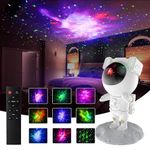 SW17-Astronaut Starry Projector 360� Adjustable Galaxy Projector Light with Remote Control Spaceman Night Light ?Suitable for Gaming Room, Kids Adult Bedroom, Birthday - Plastic, Led, Multicolor