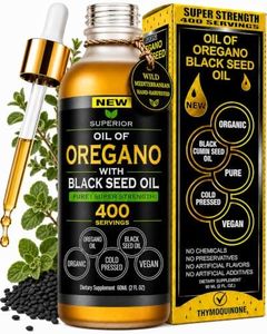 Oil of Oregano With Black Seed Oil Drops - 400 Servings