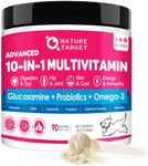 Dog Vitamins Powder, Probiotics & D