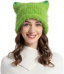 ZLYC Women Crochet Hat Knit Cat Ear