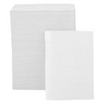 Dental Bibs 125Pcs Disposable Dental Bibs Waterproof Scarf Towel for Tattoo, Clinic Use, Feeding Tattoo Bibs Tray Covers (White)