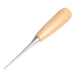 1 Pc Professional Leather Wood Hand Tools Awl For Leathercraft Stitching Sewing Tools & Accessory