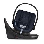 Cybex Aton G Swivel Infant Car Seat with SensorSafe, Featuring 180-Degree Rotating Base for Easy In and Out, Lightweight, Adjustable Head Rest, SAFELOCK™ Belt Tensioner - Ocean Blue