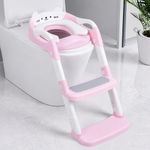 Orzbow Potty Training Seat with Step Stool, Adjustable Height, Anti-Slip