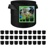 30 Pack Vegetable Grow Bags, Garden