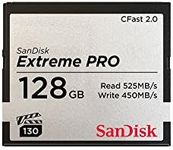 SanDisk 128GB Extreme PRO CFast 2.0 card up to 525 MB/s VPG-130