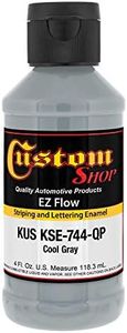 Custom Shop KSE744-QP Cool Gray - EZ Flow Pinstripe & Lettering Enamel Paint - 4 Ounce