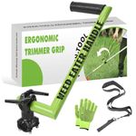 Weed Eater Handle, String Trimmer Handle, with Trimmer Shoulder Harness, Weed Eater Handle Extension for Trimming, Weedeater Handle Grip for String Trimmer, Lawn Care and Landscaping, White