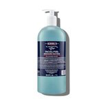 Kiehl's Facial Fuel Face Wash, Refreshing + Invigorating Men's Gel Cleanser, with Caffeine, Vitamin E and Menthol, Non-Drying Formula Moisturizes Skin, Great for Clogged Pores - 1 Liter