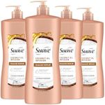 Suave Coconut Oil Damage Repair Conditioner, for Normal, Dry and Damaged Hair, with Pure Coconut Oil Infusion, 28 oz Pack of 4