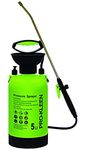 Pro-Kleen Garden Pressure Pump Sprayer Manual Action 5L - Brass Lance - 2 x Spare Seal Kit - for Weed Killer, Pesticides, Herbicides, Insecticides (5 Litre), Black