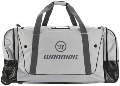 Warrior Q20 Wheel Hockey Bag, Grey (Medium (32" x 16.5" x 17.5"))