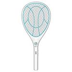 Night Cat Fly Zapper Electric Fly Killer Swatter 3000V Mosquito Bug Wasp Insect Fruit Fly Killer Zapper Swat Bat Racket Trap Indoor USB Rechargeable