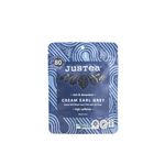 JusTea CREAM EARL GREY | Loose Leaf Black Tea | Recyclable Refill Pouch | 40+ Cups (90g) | High Caffeine | Award-Winning | Fair Trade | Non-GMO