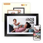 Eptusmey WiFi Digital Photo Frame, Built-in 32GB, 10.1" Digital Picture Frame Implanted App Frameo, Send Photo or Video via Frameo/USB-C/Micro SD, Gifts for Mom, Father, Birthday