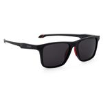 ROYAL SON Black Cooling Polarized Sunglasses For Men