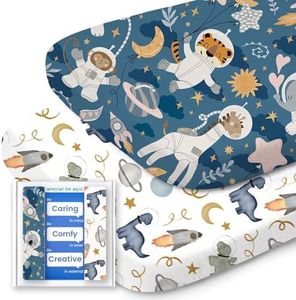 Bassinet Sheets for Baby Boy Girl, TotBasic Buttery Soft Universal Bassinet Fitted Sheet, Compatible with Halo, Mika Micky, Baby Delight, Dream On Me, Maxi COSI & More Bassinet Mattress