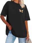 ADOREJOY Womens Oversized T-Shirt S