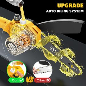 SINPY 6" Cordless Mini Chainsaw – Lightweight Handheld Electric Saw