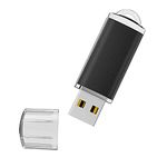 Vansuny USB Flash Drive 64GB Memory Stick 2.0 USB Stick Mini USB Drive Pen Drive for PC, Laptop, Tablet, Macbook, Car, TV (Black)