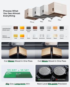 xTool S1 40W Laser Engraver – High Precision Cutting Machine