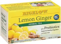 Bigelow Tea Lemon Ginger plus Probi