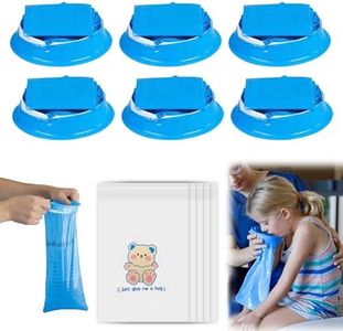 Bolsas de Vómito, Vomitar Bolsa, Mareo Bolsa, Bolsas Para Vómitos, Bolsas Desechables Vómito, Bolsas Desechables Para Vómitos, Bolsas Para Náuseas, con Bolsas De Basura Para Coche, 6Pcs