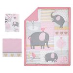 Bedtime Originals Eloise 3-Piece Crib Bedding Set, Pink