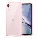 LoeoeL for iPhone XR Case Silicone, Soft Rubber Gel Elegant Aesthetic Basic Simple Cover, Cute Thin Slim TPU Matte Solid Color Plain Smooth Case for Women Girl,Pink