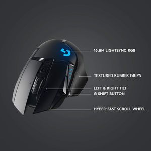 Logitech G502 LIGHTSPEED Wireless Gaming Mouse – HERO 25K, 11 Buttons, RGB