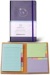 Purple Undated 90 Day Planner - Daily Planner with Spring Sticky Notes by Panda Planner - Organizer Planner and Sticky Notes for Productivity