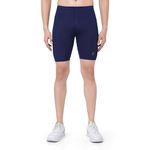 SPORTZY Unisex Polyester Active wear Sports Cycling Shorts for Women’s & Men’s High Waist Stretchable Skin Fit Tights Biker Bicycle Shorts (XL, Navy)