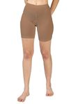 Lavos Women Under Dress Sports Cycling Shorts, Bamboo Cotton Activewear Yoga Gym Workout Anti-Bacterial Uniform, Elastic Mid Waist Shorties Tights for Women's (Size-L)
