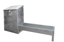 Avonstar Classics Range Galvanised Feed Bin (Feed Bin with Trough)