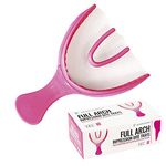 30 Full Arch Pink Disposable Dental Bite Register Tray for Teeth Mold 1 Box 30 Byte Impression Tray