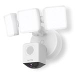 WYZE Floodlight Camera Pro, 3000-Lumen LEDs, 180° Wide View, 2K HD Outdoor Security Camera, Motion Detection, 105dB Siren, Cloud & Local Storage, Color Night Vision, for Home Surveillance, Wired