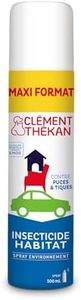 Clément Thékan Insecticide Habitat - Spray Environnement - Anti-puces et antitiques pour la Maison - 500 ML