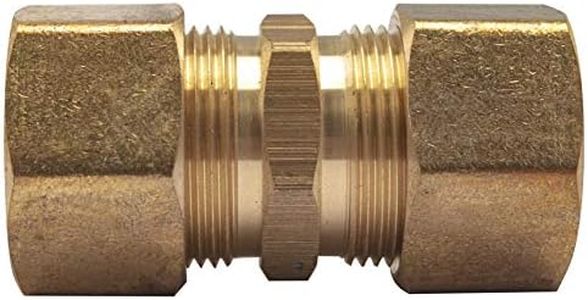 LTWFITTING 3/4" OD Compression Union,Brass Compression Fitting(Pack of 3)