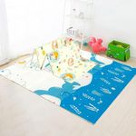 StarAndDaisy Play Mat for Babies, Infants & Toddlers/Baby Mats for Floor with Double Sided Water Proof/Baby Play Mat for Kids Reversible & Foldable Design