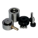 Across International SDS6.V Cylindrical Hardened Steel Vacuum Dry Pressing Die Set, 6 mm Diameter ID, 1" H, 2" L, 1, W