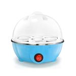 Egg Cooker,Abaobao Multifunctional Electric 7 Egg Boiler Cooker Mini Steamer Poacher Kitchen Cooking Tool (Blue)