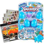 Jurassic Park Zuru Smashers Dino Egg Series 3 Toys Set 8 Pack Dinosaur Egg Surprise Toys With Bonus Stickers (Dinosaur Party Favors, Party Supplies Bundle)