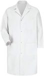 Red Kap Mens Rk With Pockets Medical Lab Coat, White, Large US