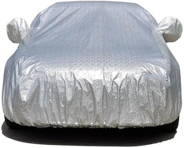 AMERICAN ARMOUR Titanium Silver Series 100% Waterproof Car Body Cover for Toyota Etios Sedan 2010-2020 with Mirror Pockets | UV Protection, Heavy Duty, All-Weather, Custom Fit | Dust-Proof