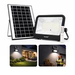 hardoll Solar Flood Light 150W with Remote, Cool White LED, 5M Cable, Waterproof IP65 ABS + Glass Body, 10000mAh Lifepo4 Battery for Home, Garden, Terrace, Outdoor (Pack of 1)