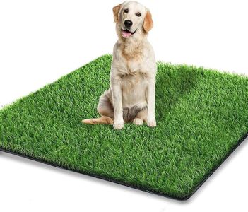 STARROAD-TIM 80 X 130 CM Fake Grass for Dogs,Artificial Grass Pee Pad for Puppies Potty Training Indoor Outdoor Reusable Dog Training Pads