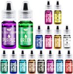 Gel Food Coloring - 16 Vivid Colors Food Coloring Gel for Baking, Cake Decorating, Cookie, Fondant and Macaron - Tasteless Food Color Dye for Icing, Frosting, DIY Slime Making and Crafts - 6ml Bottles